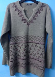 pashmina with kashmiri work ,sweat sweater