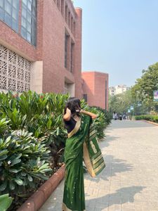 Elegant Green Saree