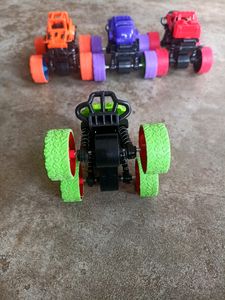 Mini Car Jamping Toys 4 Pack Of