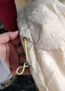 Cream Fluffy Puffer Jacket (New Condition)