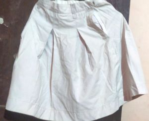 White School Skirt