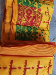 Jamdani Work Tant Saree