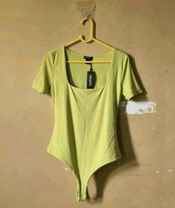 Boohoo Square Neck Bodysuit
