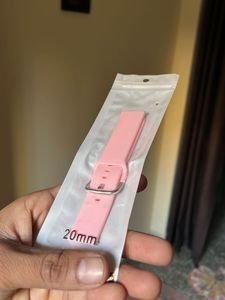 20mm Pink Silicone Strap For Smartwatch’s