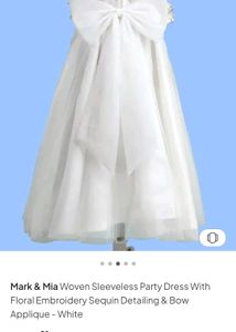 Mark &amp; Mia White Party Dress