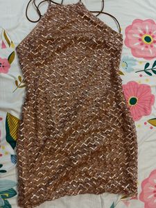 Urbanic All Over Sequins Backless Party Dress