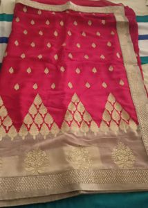 Elegant Pink Saree