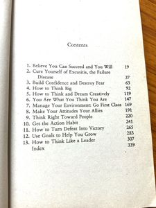 Book - The Magic Of Thinking Big