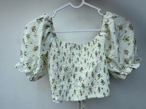 Forever 21 Floral Crop Top