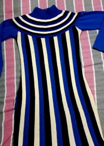 Striped blue Knit Dress 💙