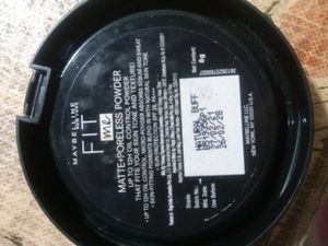 Maybelline FIT Me Compact Powder - Shade 230 Natural Buff Good For Brown Skin Tone With Red ADS Lipstick