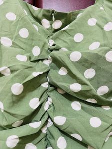 Polka Dot Mini Dress Size S