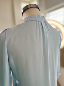 🪔24Hrs DIWALI SALE🪔Light Blue Button-Up Top