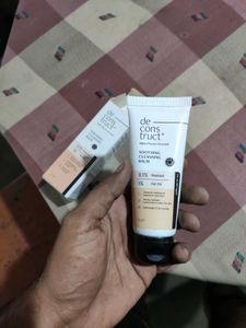 Deconstruct moisturizer and cleanser