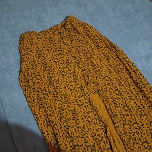 Animal Print Maxi Skirt