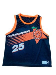 Orange Dragon Graphic Jersey Tank