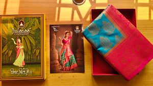 New Brand Julahaa Silk Designer Sarees