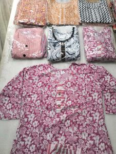 Floral Print Kurta Set