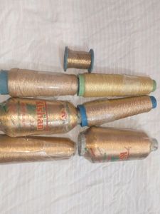 Silk , Jari  Thread For Embroidery