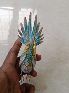 Metal Bird Figurine