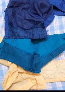 Blue Readymade Saree Blouse