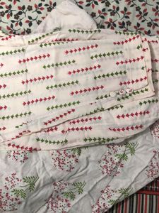 Floral Print Salwar Kameez Set