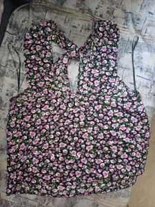 Zara Floral Halter Top