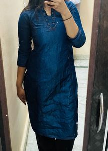 sale-Denim Kurti