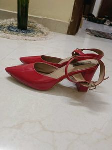 Red Pointed-Toe Heels
