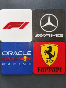 3D printed F1 Team Coasters (Set of 4)