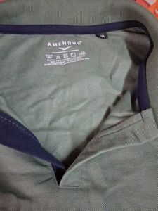 Amendus Olive Green Polo Shirt