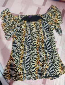 Animal Pattern Top