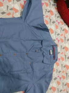 Stylish Blue Full Sleeve Shirt