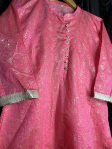 💗🎀Pink &amp; Gold Ethnic Kurta