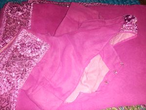 Pink Saree