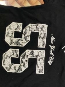 Black &#39;New York City 55&#39; Tee