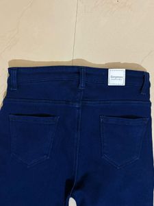 Dark Wash High-Waisted Skinny Jeans