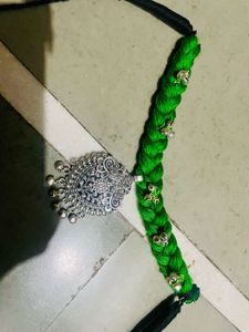 Navratri Oxidised Necklace &amp; Earring Set