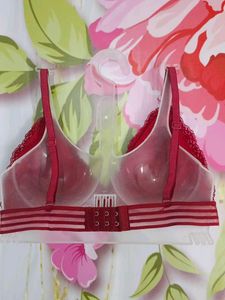(200)Red Lace Bralette