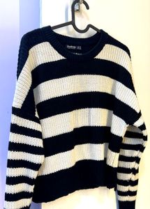 Striped Knit Sweater