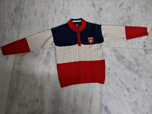 New Color Block Pullover Sweater