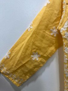 Yellow Lucknowi Kurta