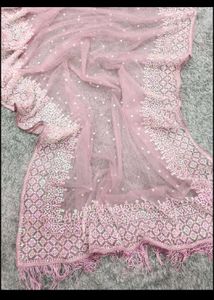 Beautiful Pink Sequence Saree