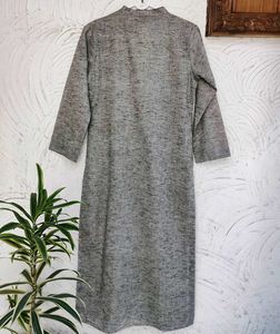 💙🩶 Khadi Look Embroidered Kurta