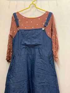 Denim Jumper Dress
