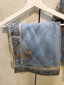 Heavily Embroidered With Golden Thread Beautiful