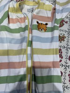 Cute Striped Baby Romper sleepware