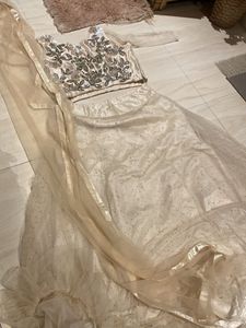 festive crop top and skirt set