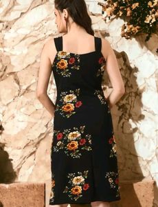 Floral Print Midi Dress