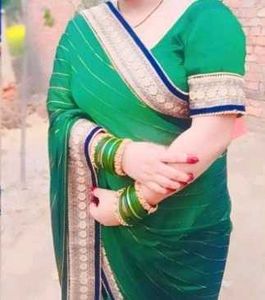 Heavy Green Saree